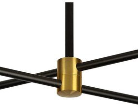 Lustra aplicata LED design Art Deco cu 4 surse de lumina Cuba