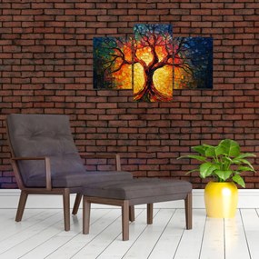 Tablou - Arborele vieții în mozaic (90x60 cm)