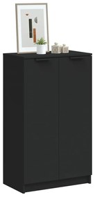 vidaXL Pantofar, negru, 59x35x100 cm, lemn prelucrat