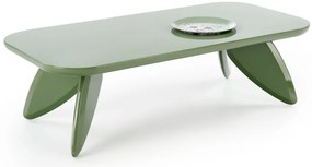 Masuta de cafea dreptunghiulara Soraya verde deschis L120 cm
