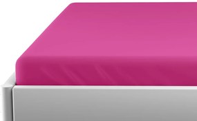Cearsaf jersey pentru patut de copii EXCLUSIVE 70x140 cm purpuriu