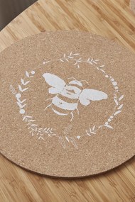 Set coastere Albine, din pluta maro