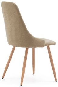 Scaune de dining verde-deschis 4 buc. Seul – Marckeric