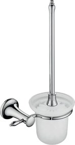 Perie WC Ferro Retro alb - crom