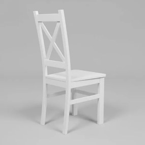 Scaun de sufragerie NATE alb