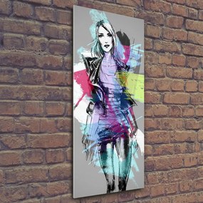 Tablou pe acril Abstracție femeie