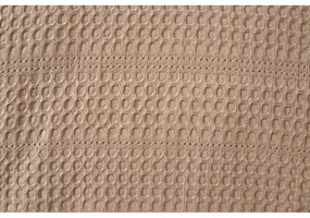 Cuvertură maro din bumbac pentru pat dublu 220x240 cm Lotus – Mijolnir