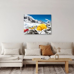 Tablou - Camping la munte (70x50 cm)