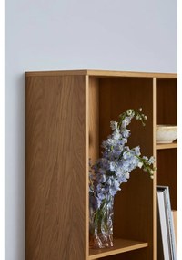 Bibliotecă în culoare naturală cu aspect de lemn de stejar suspendată 70x70 cm Mistral – Hammel Furniture