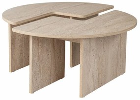Măsuță de conferință Moira Travertine
