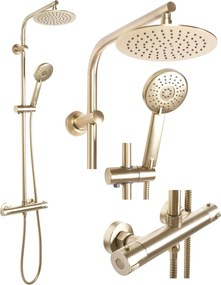 Set dus REA Bliss brush gold