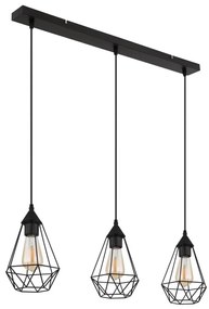 Lustră pe cablu Globo 15745-3H ZACHARY 3xE27/60W/230V