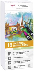 Set Tombow Creativ ABT Dual Brush Pen 18 culori