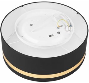 Plafonieră SIRJA STRIPE 2xE27/15W/230V d. 35 cm negru