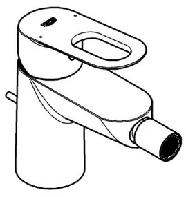 GROHE 23338000 - Baterie pentru bideu BAULOOP, crom lucios