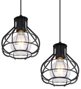 Lustră pe cablu Globo 15388-4D CLASTRA 4xE27/60W/230V