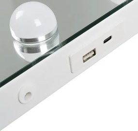 Oglindă cosmetică LED cu iluminare reglabilă - 58 x 46 cm