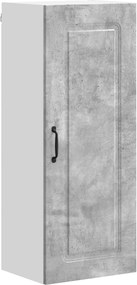 vidaXL Dulap de bucătărie Kalmar Gri din beton 40 x 31 x 100 cm