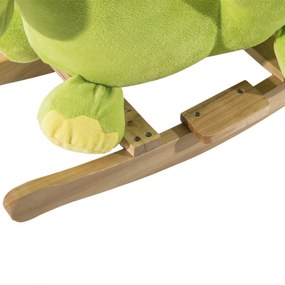 HOMCOM, balansoar dragon copii 60x33x45cm, verde si galben | Aosom Romania