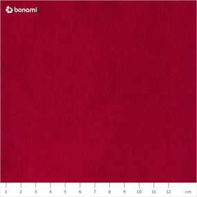 Canapea cu tapițerie din catifea Mazzini Sofas Sardaigne, 158 cm, roșu