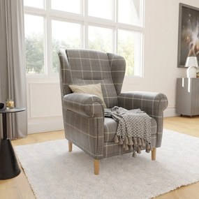 Fotoliu gri wing Swan – Ropez