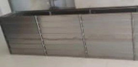 vidaXL Pat box spring cu saltea, negru, 160x200 cm, textil