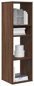 vidaXL Bibliotecă, stejar maro, 34x31x112 cm, lemn prelucrat