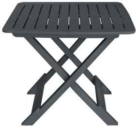 48753 vidaXL Set mobilier de bistro pliabil, 3 piese, antracit, plastic