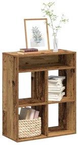 vidaXL Bibliotecă, lemn vechi, 66x31x80 cm, lemn prelucrat