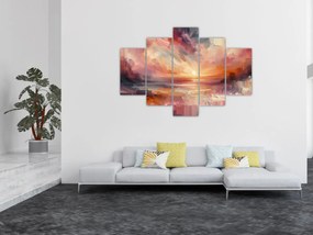 Tablou - Răsărit pictat (150x105 cm)