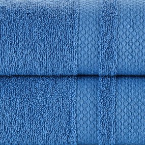 Set prosoape de baie 4Home Deluxe albastru , 70 x 140 cm, 50 x 100 cm, 50 x 100 cm, 70 x 140 cm