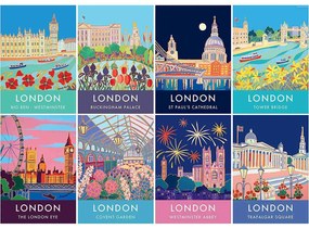 PUZZLE LONDRA VINTAGE, 1000 PIESE - RAVENSBURGER (RVSPA16960)