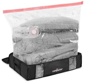 Cutie de depozitare cu vid pentru haine Compactor Black, 145 l