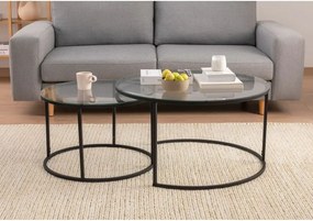 Set masuta de cafea sticla,Seria 710,Homs, 2 buc,0025