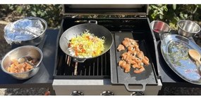 Tigaie de grătar Wok 31 cm