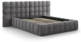 Pat tapitat catifea Bali T – 140×200 cm