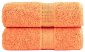 vidaXL Prosoape oaspeți premium SOLUND 2 buc portocaliu 30x50cm 600gsm