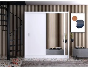 Dulap cu oglindă SABRINA alb 203x215 cm