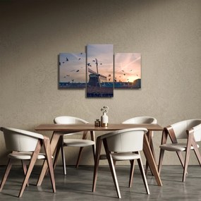Tablou cu moară de vânt (90x60 cm)