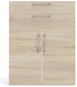 Componentă pentru un sistem modular de rafturi cu aspect de lemn de stejar 84x105 cm Prima – Tvilum