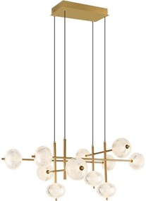 Zuma Line 003064-034755 - Lustră LED suspendată pe cablu GALATEA LED/63W/230V, auriu