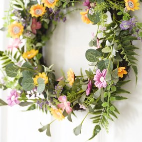 Coronita de usa de primavara SPRING FLORAL Ø45 cm
