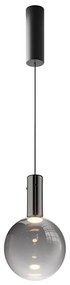 Lustra/Pendul LED design decorativ Nebula 20cm negru