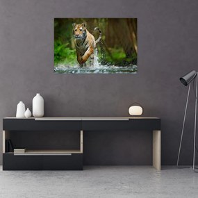 Tablou cu trigrul fugind (90x60 cm)