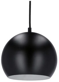 Lustră pe cablu FLEN 1xE27/40W/230V d. 20 cm neagră