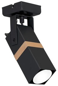 Lustra Plafon VIDAR BLACK Milagro Modern, GU10, Negru, MLP5400, Polonia