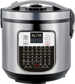 Multicooker Elite EMC-51286, 900 W, 5 l, 46 de programe, Timer, Afisaj LED, Otel inoxidabil