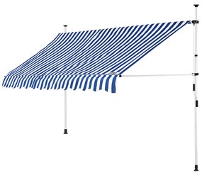 Deuba Copertina albastra si alba - 400 cm