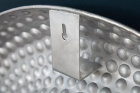 Oglinda de perete decorativa Orient rund 60cm, argintiu