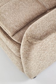 Fotoliu recliner Jordan stofa bej H106 cm